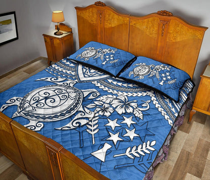 Kosrae Polynesian Quilt Bed Set - Polynesian Turtle