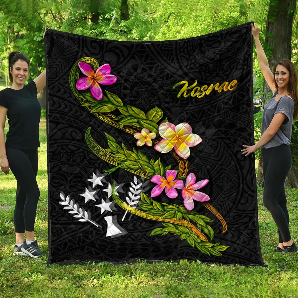 Kosrae Polynesian Quilt - Plumeria Tribal