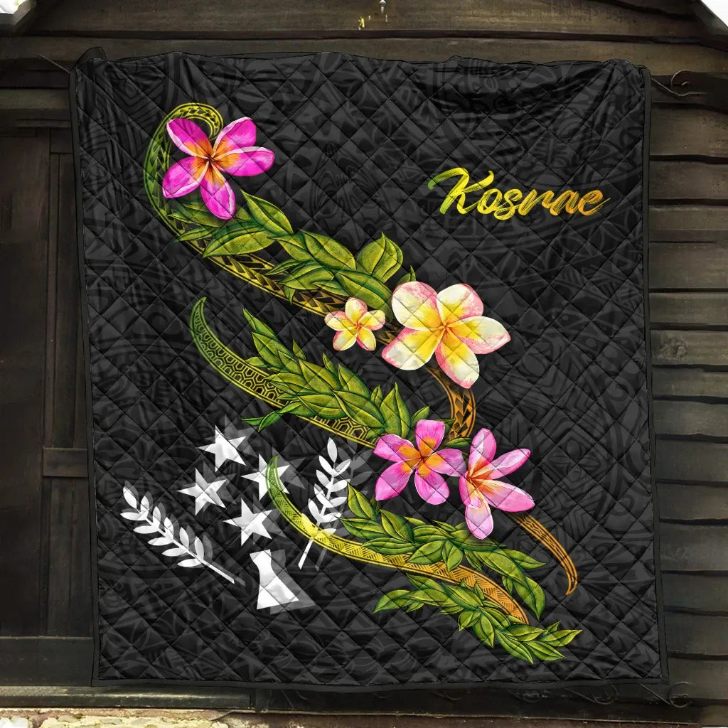 Kosrae Polynesian Quilt - Plumeria Tribal