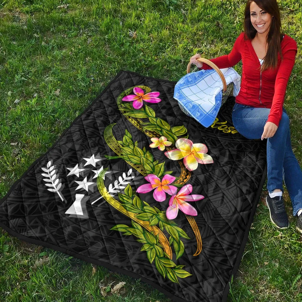 Kosrae Polynesian Quilt - Plumeria Tribal