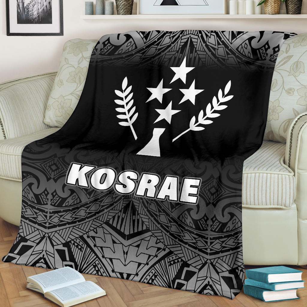 Kosrae Premium Blanket - Black Fog Style