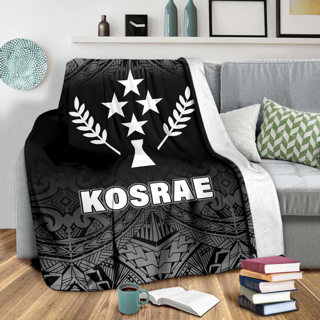 Kosrae Premium Blanket - Black Fog Style