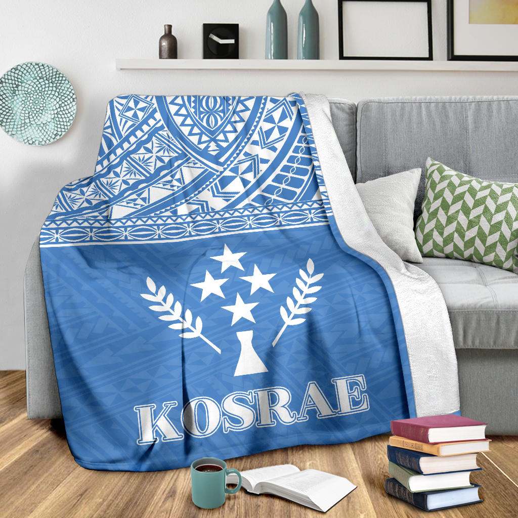 Kosrae Premium Blanket - Micronesian Blue Version