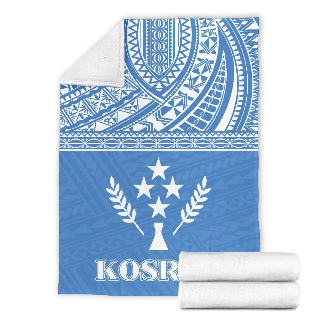 Kosrae Premium Blanket - Micronesian Blue Version