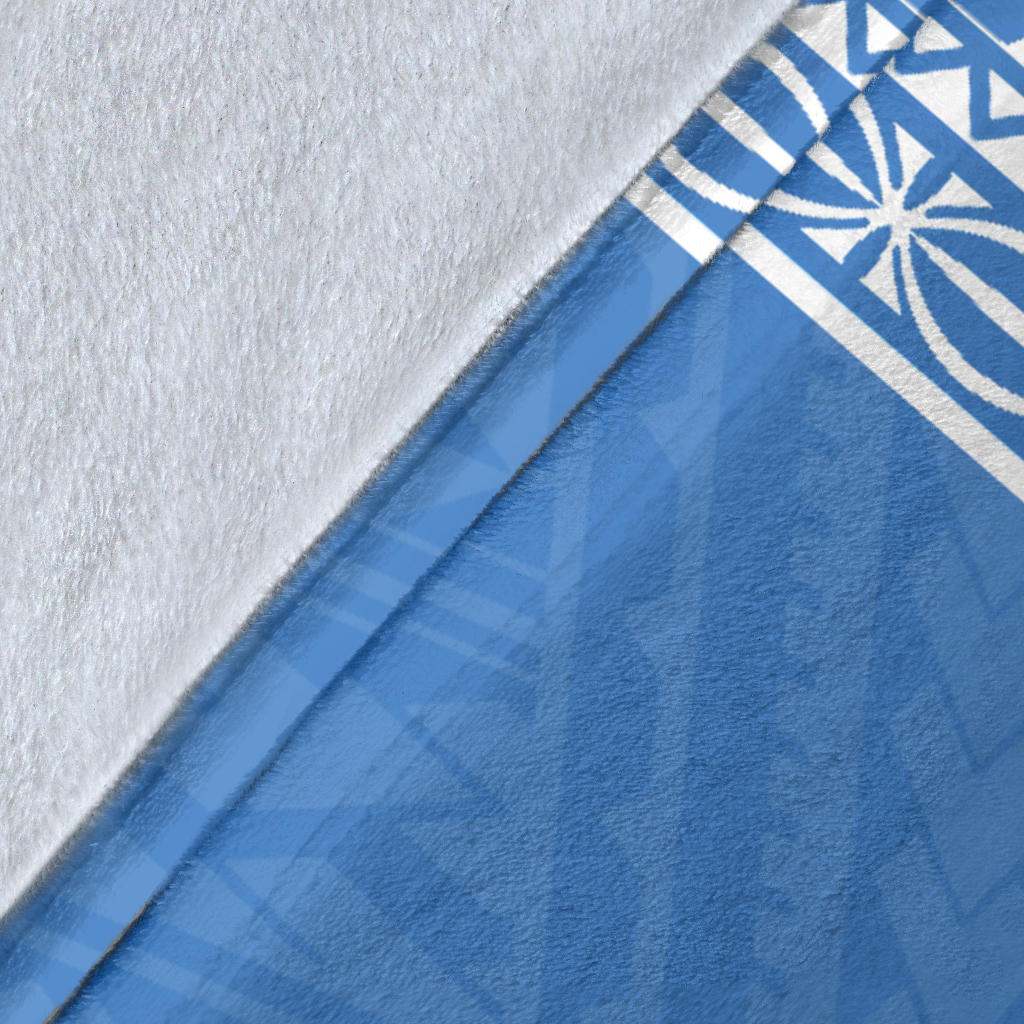 Kosrae Premium Blanket - Micronesian Blue Version
