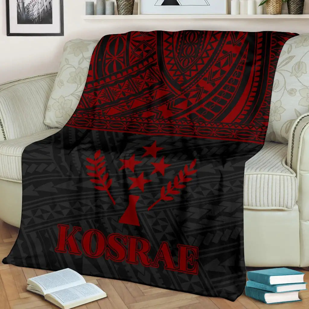 Kosrae Premium Blanket - Micronesian Red Version