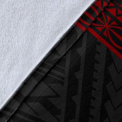 Kosrae Premium Blanket - Micronesian Red Version