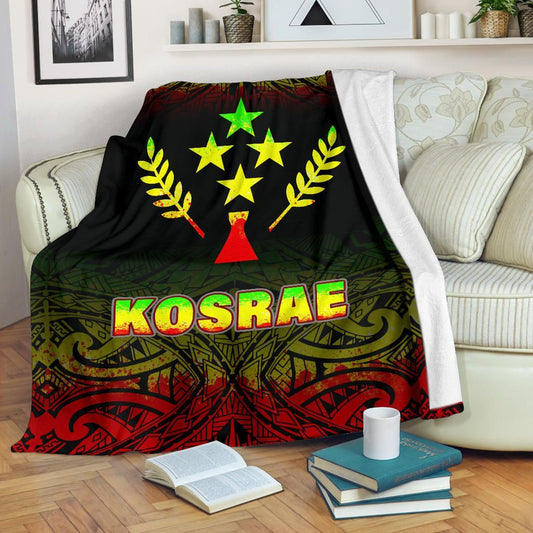 Kosrae Premium Blanket - Reggae Fog Style