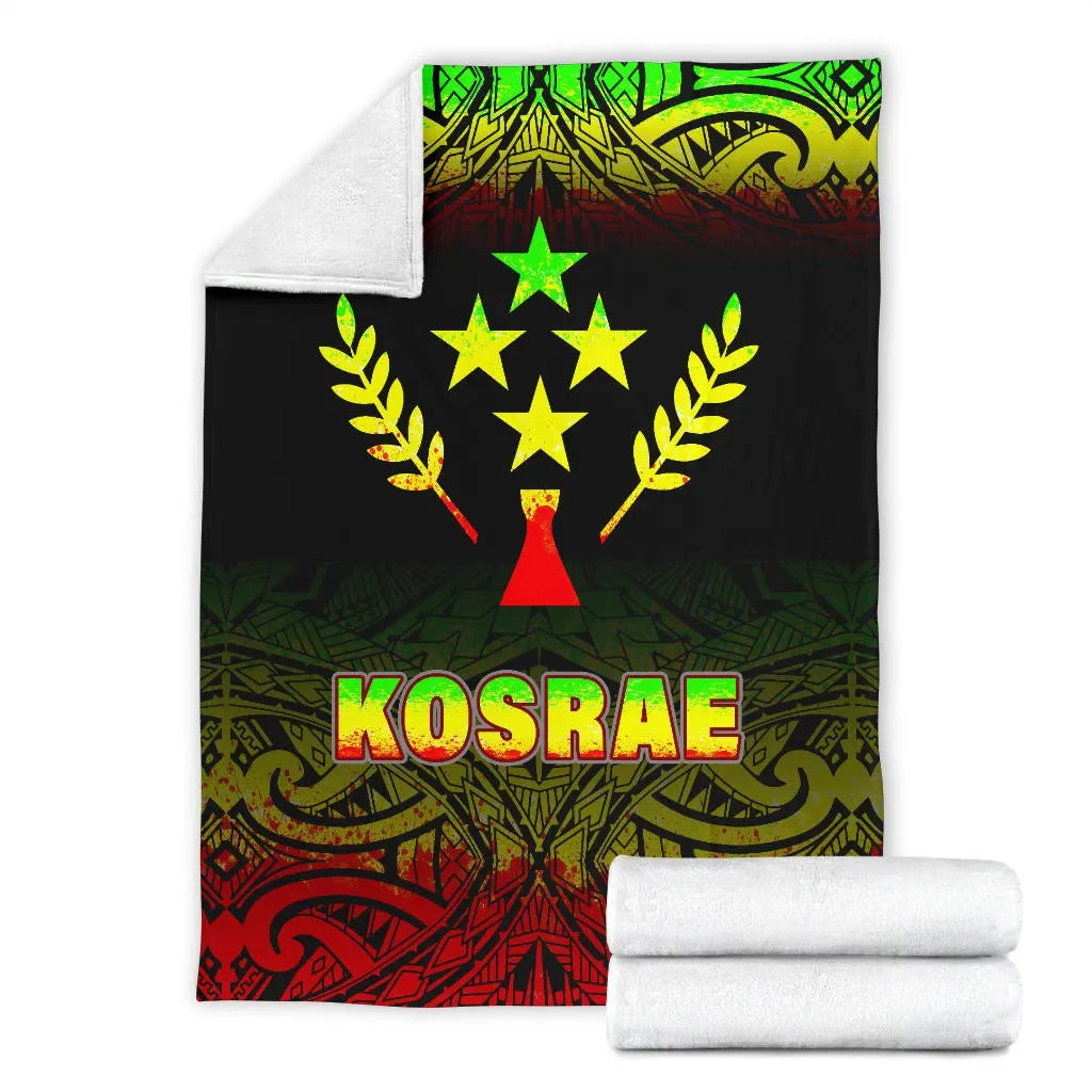 Kosrae Premium Blanket - Reggae Fog Style