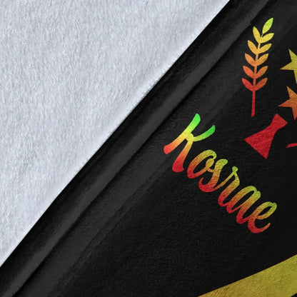 Kosrae Premium Blanket - Reggae Polynesian Tentacle Tribal Pattern