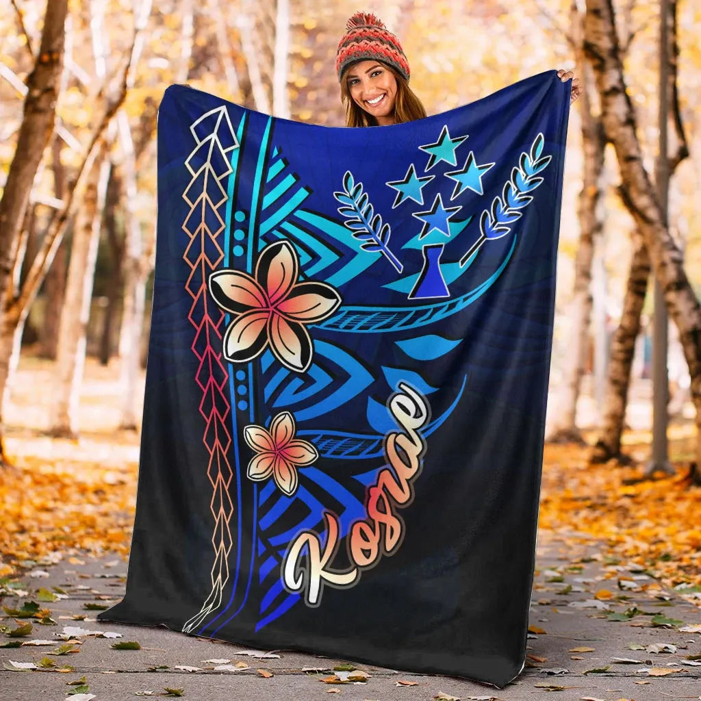 Kosrae Premium Blanket - Vintage Tribal Mountain