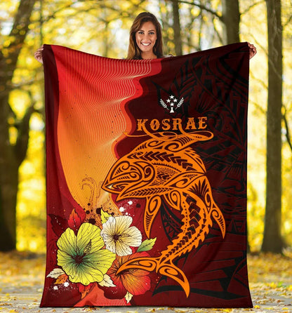 Kosrae Premium Blankets - Tribal Tuna Fish