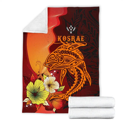 Kosrae Premium Blankets - Tribal Tuna Fish