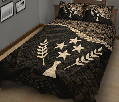 Kosrae Polynesian Quilt Bed Set Golden Coconut