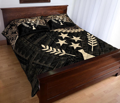 Kosrae Polynesian Quilt Bed Set Golden Coconut