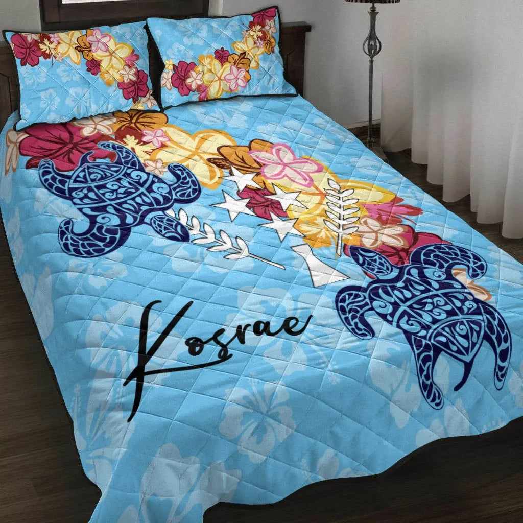 Kosrae Quilt Bed Set - Tropical Style