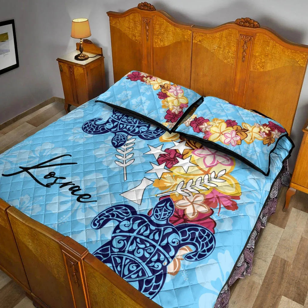 Kosrae Quilt Bed Set - Tropical Style
