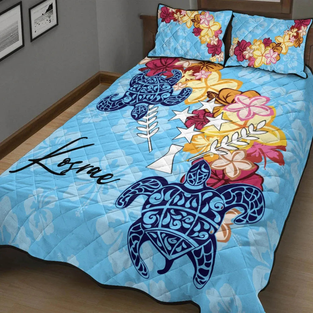 Kosrae Quilt Bed Set - Tropical Style
