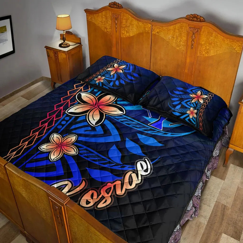 Kosrae Quilt Bed Set - Vintage Tribal Mountain
