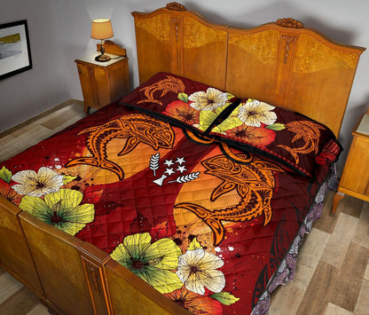 Kosrae Quilt Bed Sets - Tribal Tuna Fish
