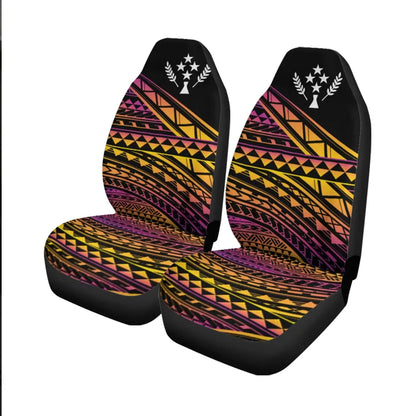 Kosrae State Car Seat Cover - Special Polynesian Ornaments