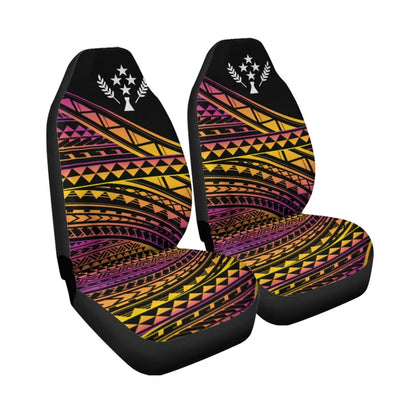 Kosrae State Car Seat Cover - Special Polynesian Ornaments