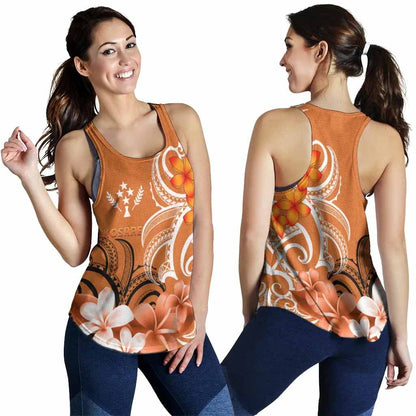 Kosrae Women Racerback Tank - Kosrae Spirit