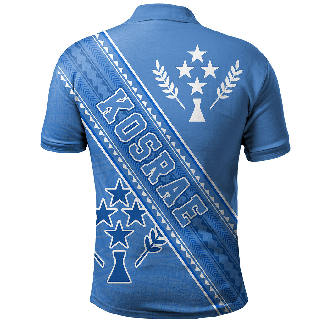 Kosrae Polo Shirt Flag And Coat Of Arms