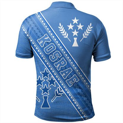 Kosrae Polo Shirt Flag And Coat Of Arms