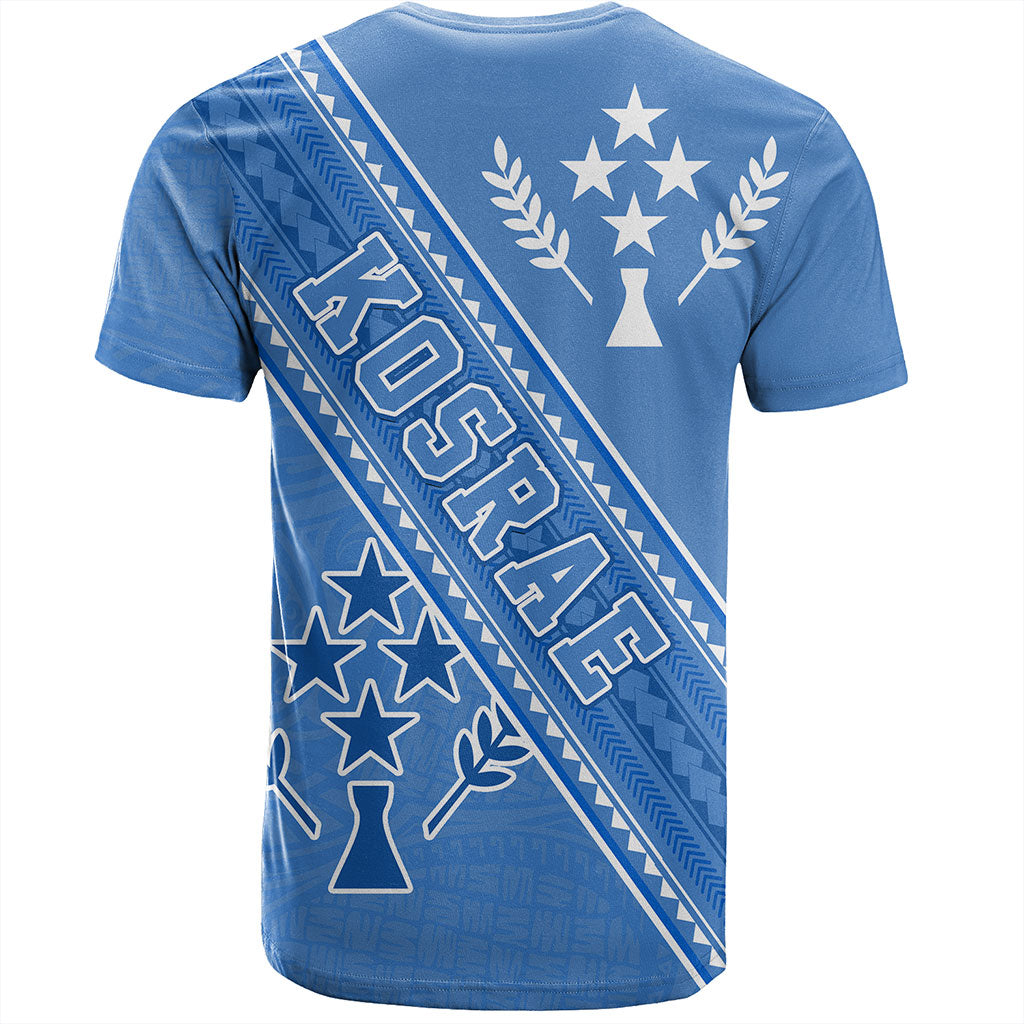 Kosrae T-Shirt Flag And Coat Of Arms