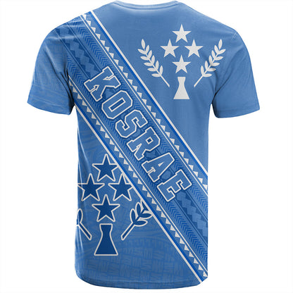 Kosrae T-Shirt Flag And Coat Of Arms