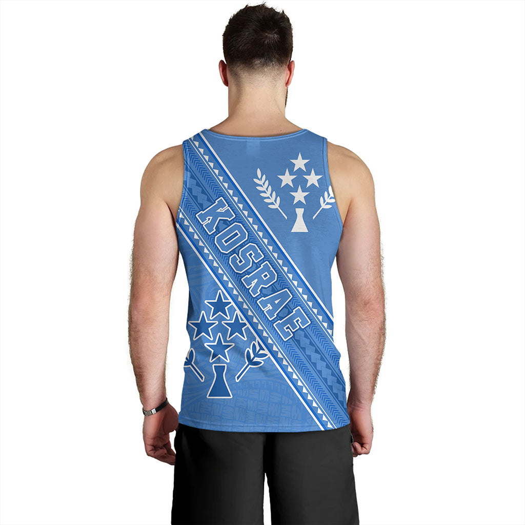 Kosrae Tank Top Flag And Coat Of Arms