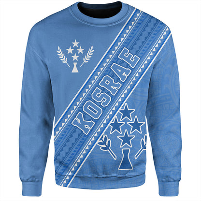 Kosrae Sweatshirt Flag And Coat Of Arms