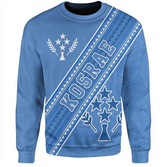 Kosrae Sweatshirt Flag And Coat Of Arms