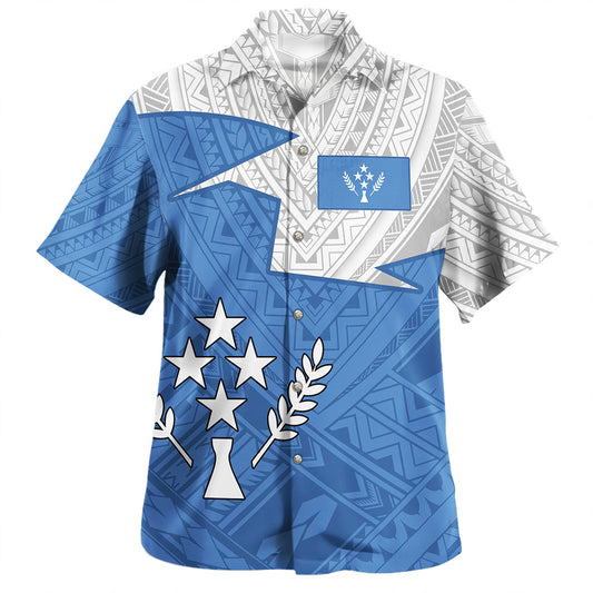Kosrae Hawaiian Shirt Polynesian Tattoo Flag And Coat Of Arms