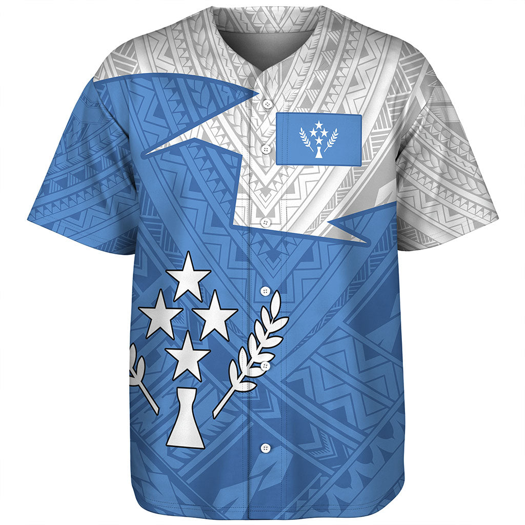 Kosrae Baseball Shirt Polynesian Tattoo Flag And Coat Of Arms