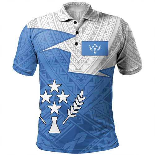 Kosrae Polo Shirt Polynesian Tattoo Flag And Coat Of Arms