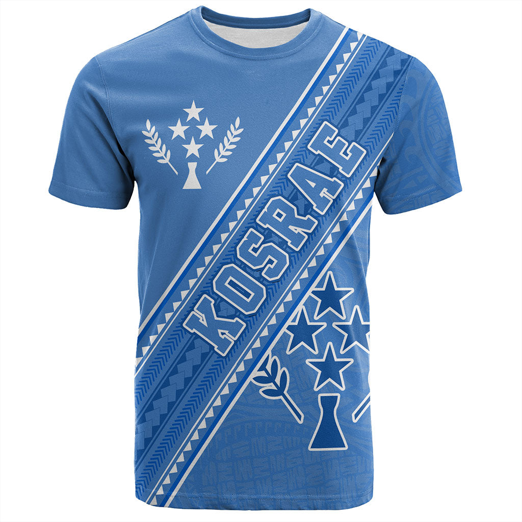 Kosrae T-Shirt Flag And Coat Of Arms