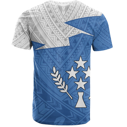 Kosrae T-Shirt Polynesian Tattoo Flag And Coat Of Arms