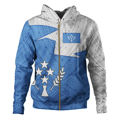 Kosrae Hoodie Polynesian Tattoo Flag And Coat Of Arms