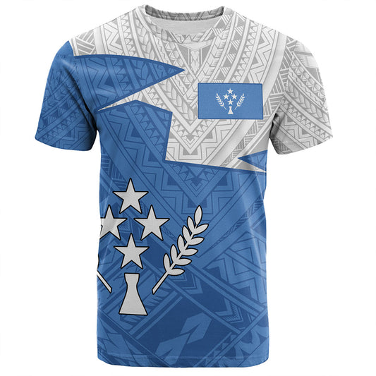 Kosrae T-Shirt Polynesian Tattoo Flag And Coat Of Arms