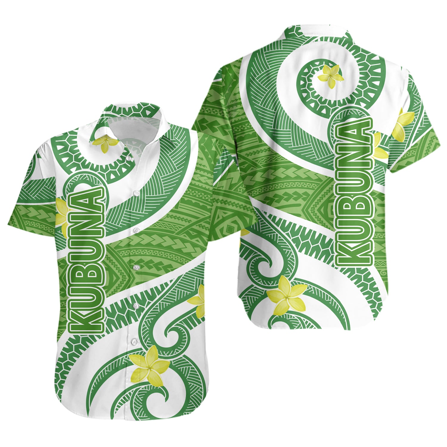 Fiji Short Sleeve Shirt Kubuna Tribal Pattern