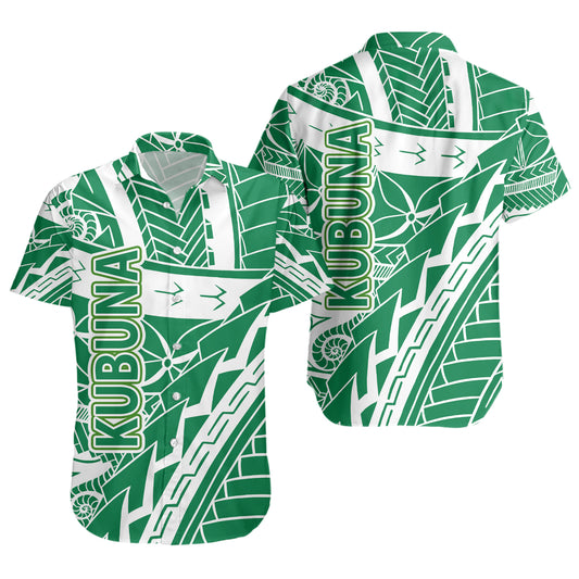 Fiji Short Sleeve Shirt Kubuna Tribal Style