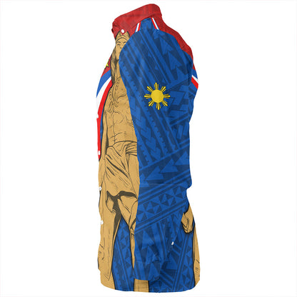 Philippines Filipinos Long Sleeve Shirt Lapu-Lapu Hero With Polynesian Pattern