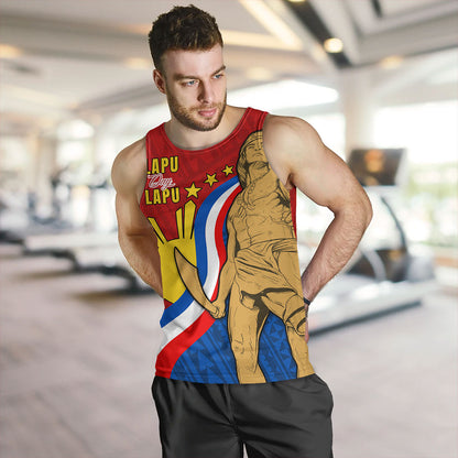 Philippines Filipinos Tank Top Lapu-Lapu Hero With Polynesian Pattern