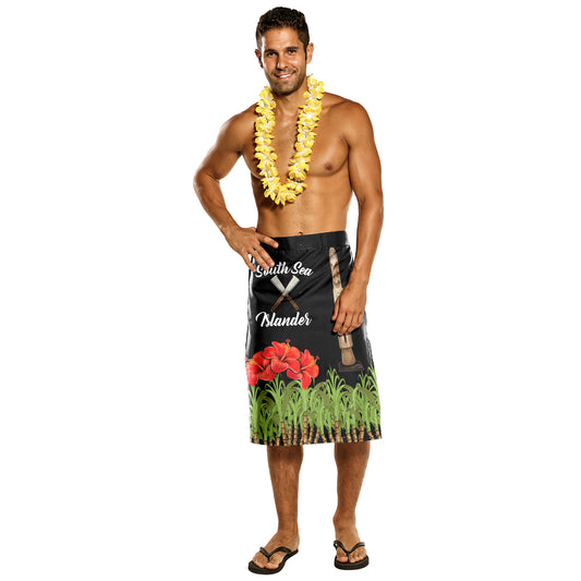 Polynesian Lavalava South Sea Islanders Sugar Cane Pattern