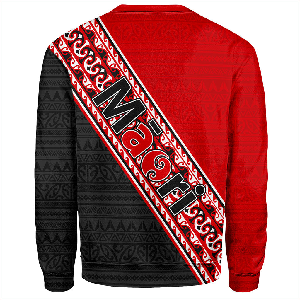 New Zealand Sweatshirt Maori Aotearoa Tribal Waitangi Day