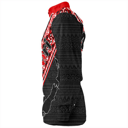 New Zealand Long Sleeve Shirt Maori Aotearoa Tribal Waitangi Day