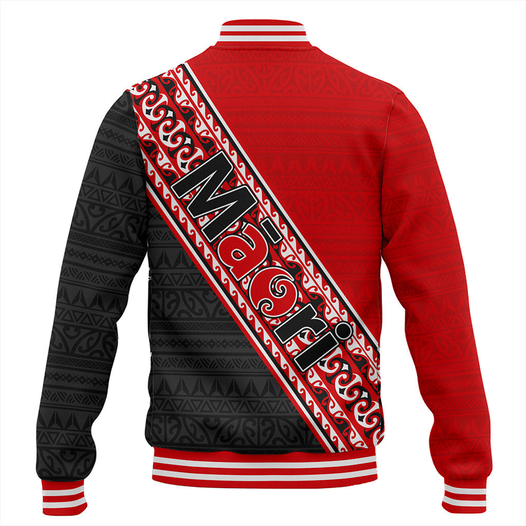 New Zealand Baseball Jacket Maori Aotearoa Tribal Waitangi Day