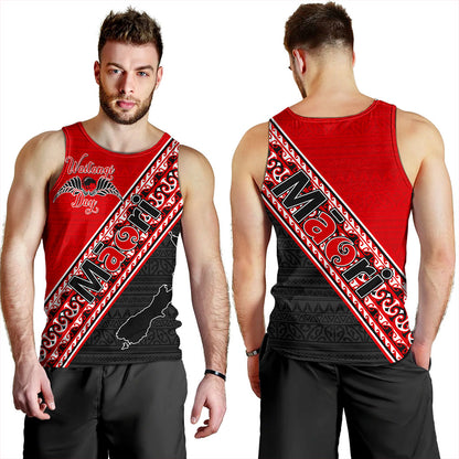 New Zealand Tank Top Maori Aotearoa Tribal Waitangi Day